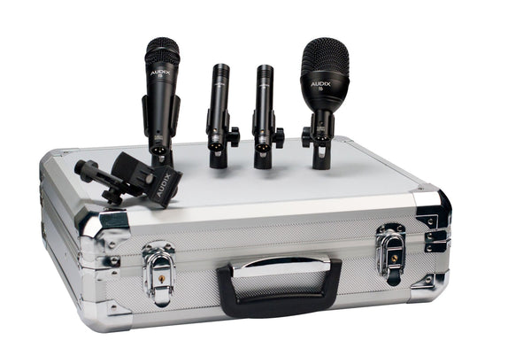 Audix FP QUAD drum mic pack with 1 F6, 1 F5, and 2 F9 microphones (Refurb)