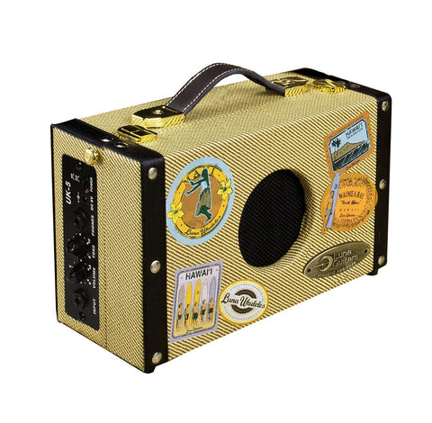 Luna Ukulele Suitcase Amp with 9V Battery and AC Adapter, UKE SA 5