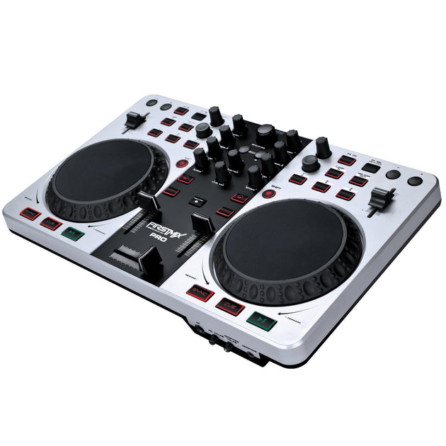 Gemini DJ FIRSTMIX PRO Software MIDI Controller with Audio Input/Outout