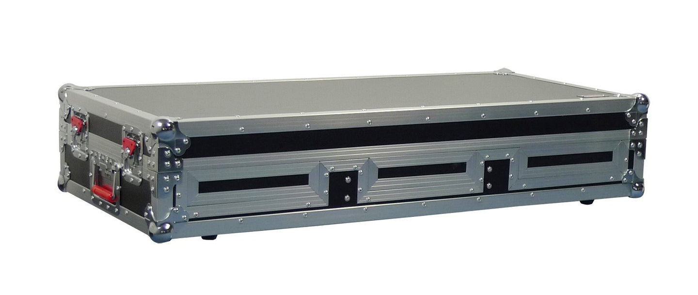 Gator Large Coffin Style DJ Case; 10" Mixer Section