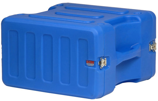 Gator 6U, 19" Deep Molded Audio Rack; Blue