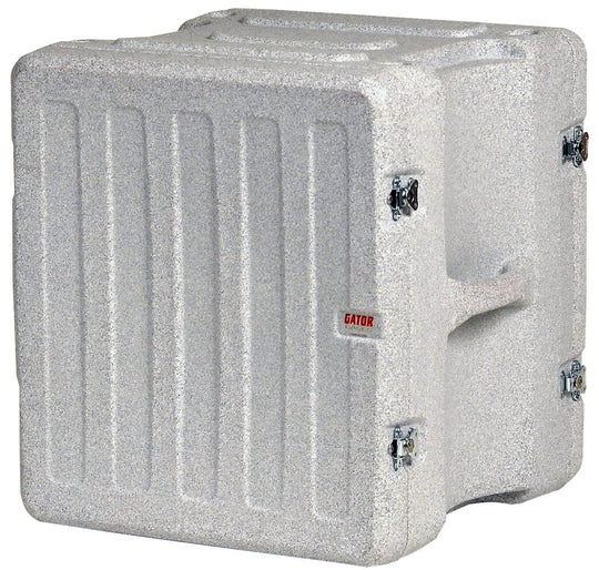 Gator 12U, 19" Deep Molded Audio Rack; Grey Granite