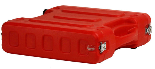 Gator 2U, 19" Deep Molded Audio Rack; Red