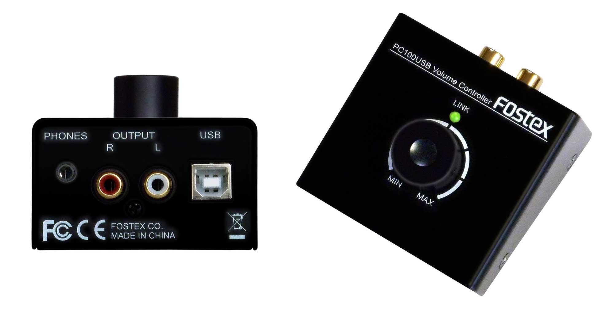 FOSTEX PC100USB Volume Controller DAC ヘッドホンアンプ 