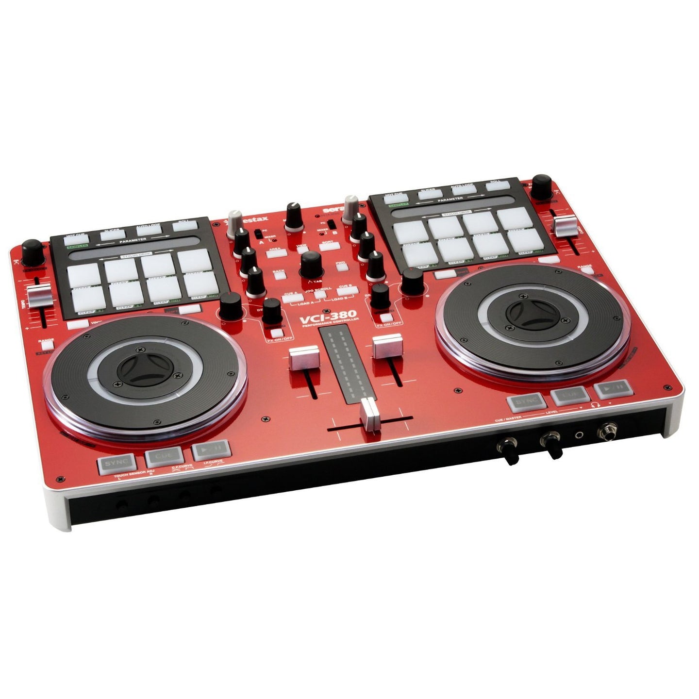Vestax VCI-380 Red Limited Edition 2 Channel Serato DJ Performance Con Vestax VCI-380 Red Limited Edition 2 Channel Serato DJ Performance Con