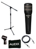 Audix I5 Microphone Bundle with Mic Boom Stand and XLR Cable (Refurb)