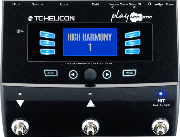 TC Play Acoustic 3-button Voice Processor geared for Acoustic Guitarists (Refurb)