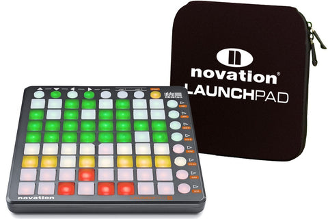 Novation Launchpad S 64-Button Music Controller AND Launchpad Sleeve Soft Carry Bag Bundle