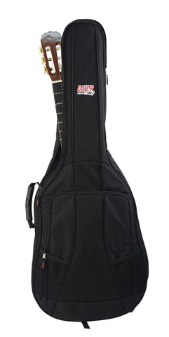 Gator 4G Style gig bag for classical guitars with adjustable backpack straps, GB-4G-CLASSIC
