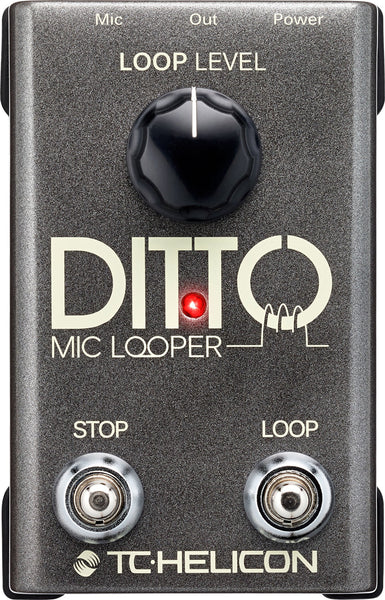 TC Helicon Ditto Mic Looper pedal for vocal and mic'd instruments
