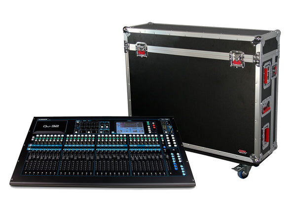 Gator G-TOURQU32 ATA Wood Flight Case for Allen & Heath QU32 Mixing Console with Doghouse Design