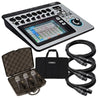 QSC TouchMix-8 Compact Digital Mixer STAGE KIT w/ Mic 3 Pack & Cables