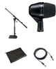 Shure PGA52 Kick Drum Microphone Bundle with XLR Cable and Drum Mic Stand