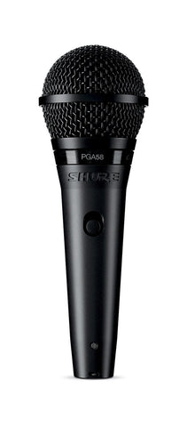 Shure PGA58 Microphone Bundle with MIC Boom Stand and 1/4