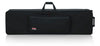 Gator Cases GK-88 XL Lightweight Rolling Keyboard Case for Extra Long 88 Note Keyboard