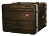Gator GR-8L Molded PE Rack Case; Front, Rear Rails; 8U; 19.25 Deep; Locking
