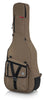 Gator GT-ACOUSTIC-TAN Transit Series Guitar Bag - Acoustic Guitars