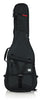 Gator Cases GT-ELECTRIC-BLK Transit Series Electric Guitar Gig Bag with Black Exterior, Charcoal