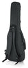 Gator Cases GT-ELECTRIC-BLK Transit Series Electric Guitar Gig Bag with Black Exterior, Charcoal