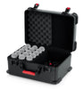 Gator TSA Series ATA Molded Polyethylene Case with Foam Drops for Up to (15) Wired Microphones