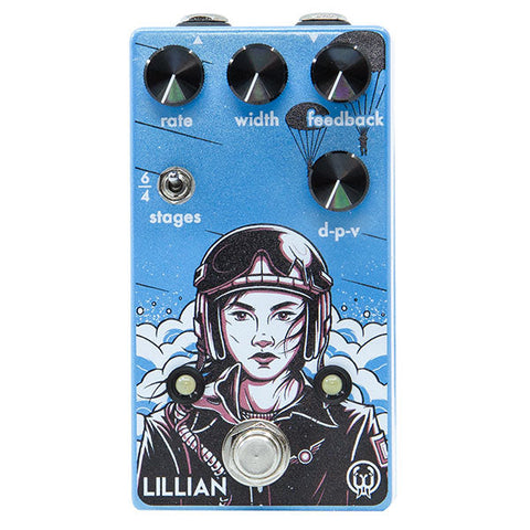 Walrus Audio Lillian Multi-Stage Analog Phaser Guitar Effects Pedal (Refurb)