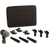 Shure DMK57-52 Drum Microphone Kit + (4) XLR Cables Bundle (8 items)