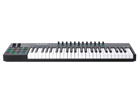 Alesis VI49 | Advanced 49-Key USB MIDI Keyboard &amp; Drum Pad Controller (16 Pads / 12 Knobs / 36 Buttons)