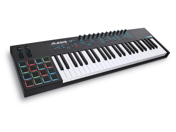 Alesis VI49 | Advanced 49-Key USB MIDI Keyboard &amp; Drum Pad Controller (16 Pads / 12 Knobs / 36 Buttons)