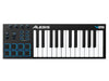 Alesis V25 | 25-Key USB MIDI Keyboard &amp; Drum Pad Controller (8 Pads / 4 Knobs / 4 Buttons)