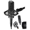 Package: Audio Technica AT4050 Multi-Pattern Condenser Microphone Ideal for Studio Use and Live Sound Productions + Audio Technica AT2020 cardioid condenser microphone system