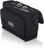 Gator Cases Padded Carry Bag to Hold Shure BLX Style Wireless System with (2) Microphones and (2) Body Packs GM-DUALW