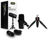 Shure MV7-K-BUNDLE Kit XLR/USB Speech Mic Black+Desktop Podcast Stand