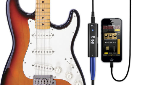 IK Multimedia iRig HD studio-quality guitar interface for iOS and Mac