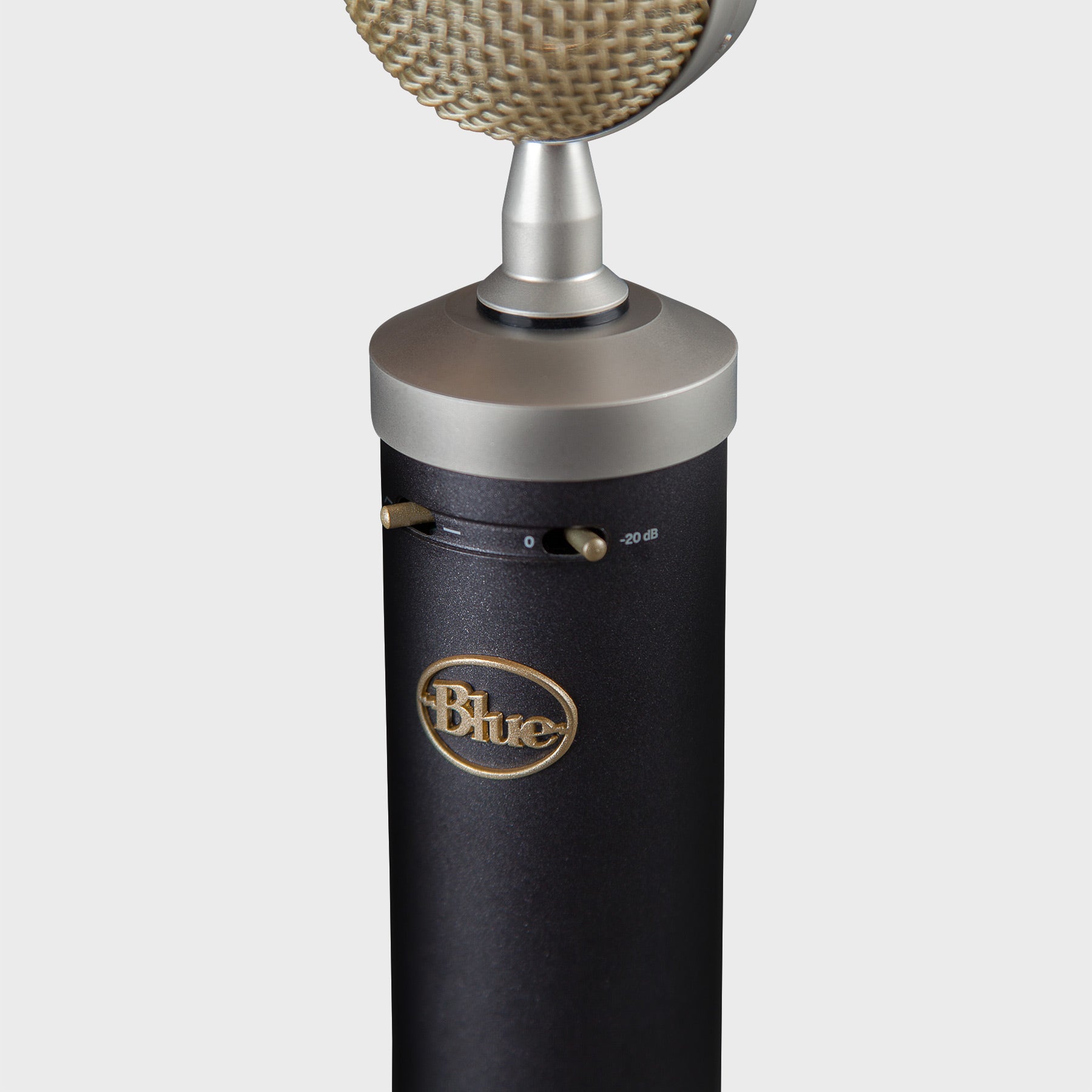 Blue Baby Bottle SL Microphone Bundle with Quad xlr cable and the Pop