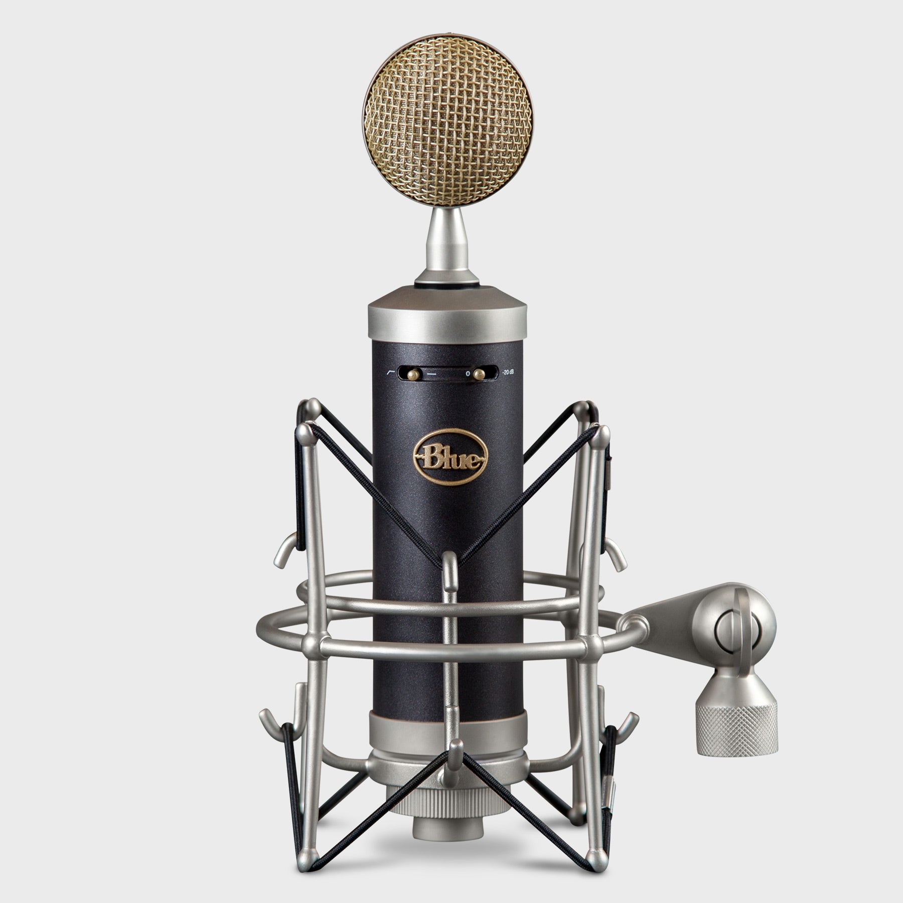 Blue Baby Bottle SL Microphone Bundle with Quad xlr cable and the Pop