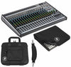 Mackie PROFX22v2 Pro 22 Channel 4 Bus Mixer w Effects and USB+Travel Bag+Cover