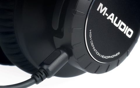 M-Audio HDH50 | High-Definition Professional Studio Monitor Headphones with 50mm Drivers &amp; Microphone Cable Refurbished