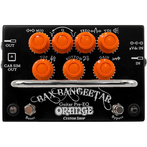 Orange Bax Bangeetar Guitar Pre-EQ - Black