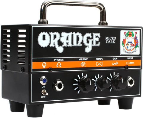 Orange Micro Dark Terror Hybrid Amp Head Mini Stack Combo w/ Cabinet and Speaker Cable