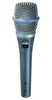 Shure Beta 87A Supercardioid Condenser Vocal Microphone Bundle with Mic Boom Stand, XLR Cable, clip, bag
