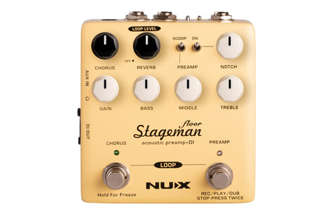 NUX Stageman Floor (NAP-5) Acoustic Preamp and DI